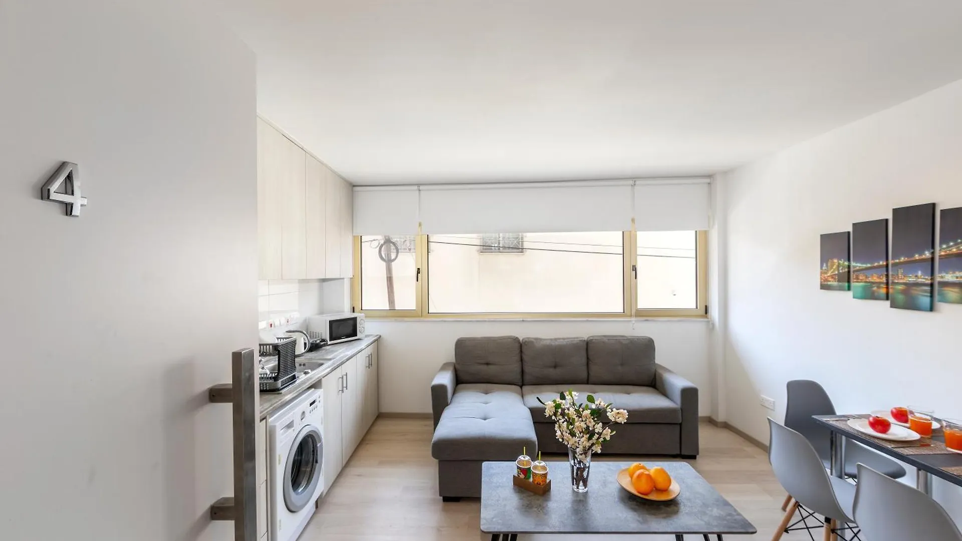C-Premium Apts 100M From Beach And City Centre Ларнака Апартаменты